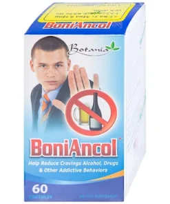 Viên uống BoniAncol Botania giảm cảm giác thèm rượu và thói quen gây nghiện khác (60 viên)