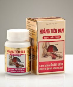 Viên uống Hoàng Tiên Đan hỗ trợ giảm acid uric đối với bệnh nhân gout (60 viên)