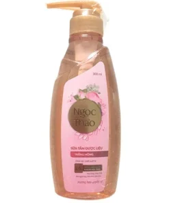 Sữa tắm dược liệu ngọc thảo trắng hồng hoa linh (c/300ml)