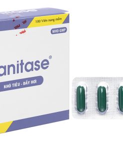 Banitase trị đầy hơi, khó tiêu (20 vỉ x 5 viên)