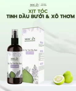 Xịt Kích Mọc Tóc Tinh Dầu Bưởi Xô Thơm ( Clary Sage ) 120ml Mộc Ân Haircare hỗ trợ giảm rụng, kháng khuẩn, giảm mụn trên da đầu