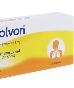 Viên nén Bisolvon 8mg tiêu nhầy, loãng đàm, giảm ho (3 vỉ x 10 viên)