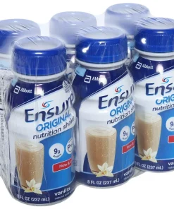 Sữa Ensure Original 237ml Abbott hương vani, bổ sung dinh dưỡng, hỗ trợ tiêu hóa (1 lốc x 6 chai)