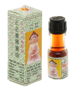 Dầu phật Linh trị cảm cúm, sổ mũi, nghẹt mũi, chóng mặt, say tàu xe (chai 1.5ml)