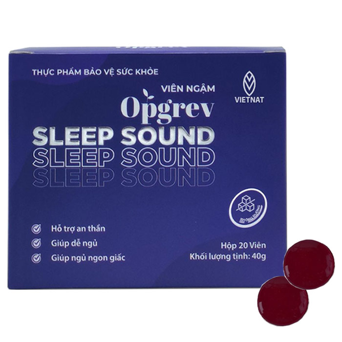 Opgrev Sleep Sound hỗ trợ an thần, giúp dễ ngủ, ngủ không ngon giấc