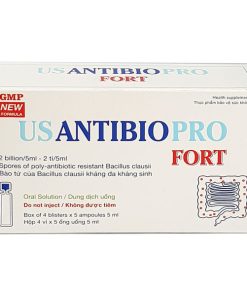 UsantibioPro Fort, hỗ trợ cân bằng vi sinh đường ruột