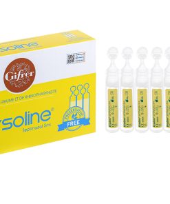 Dung dịch nước muối Fysoline 5ml không chất bảo quản kháng khuẩn (20 ống)