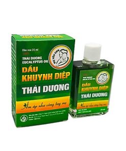 DẦU KHUYNH DIỆP THÁI DƯƠNG 25ML - Làm ấm cơ thể và chăm sóc sức khỏe bé