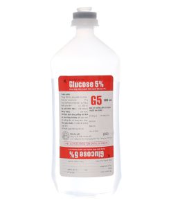 Dịch truyền Glucose 5% Otsuka bổ sung nước và năng lượng chai 500ml