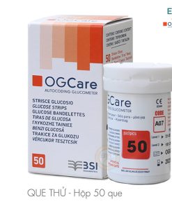 Hộp 50 que thử đường huyết OGCare