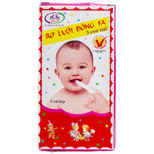 Gạc rơ lưỡi Đông Fa 3 Con Nai vệ sinh, làm sạch lưỡi, răng miệng cho bé
