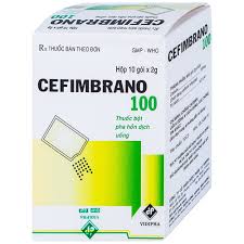 Cefimbrano 100 (Hộp 10 gói x 2g)