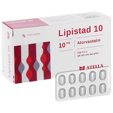 Viên nén Lipistad 10 Stella điều trị tăng cholesterol máu (3 vỉ x 10 viên)