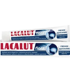 Kem đánh răng LACALUT Flora 75ml - Ngừa sâu răng, hơi thở thơm mát