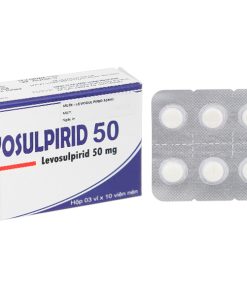 Viên nén Medi-Levosulpirid 50 Medisun điều trị tâm thần phân liệt, rối loạn tiêu hóa (3 vỉ x 10 viên)