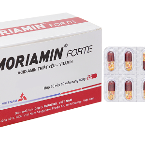 Viên nang cứng Moriamin Forte Roussel hỗ trợ duy trì và phục hồi sức khỏe (10 vỉ x 10 viên)