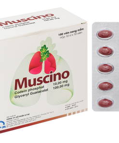 Muscino trị triệu chứng ho khan, ho do kích ứng (10 vỉ x 10 viên)