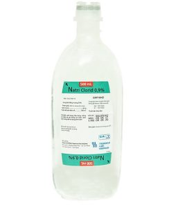 Dịch truyền Natri Clorid 0.9% Bidiphar bổ sung natri chloride và nước (500ml)