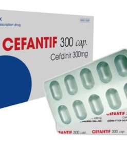 Thuốc kháng sinh CEFANTIF 300 cap. USP hộp 2 vỉ x 10 viên