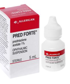Hỗn dịch nhỏ mắt Pred Forte 1% trị viêm mi mắt, kết mạc, giác mạc lọ 5ml
