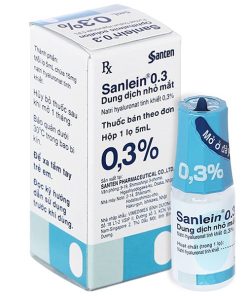 Thuốc nhỏ mắt Sanlein 0.3% điều trị rối loạn biểu mô kết - giác mạc (chai 5ml)