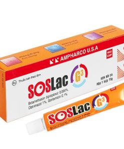 Kem bôi da Soslac G3 Ampharco điều trị viêm da dị ứng, lang ben (15g)