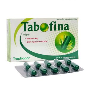 Tabofina, hỗ trợ nhuận tràng, giảm nguy cơ táo bón