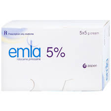 Thuốc dùng ngoài Emla 5% gây tê bề măt (5 tuýp x 5g)