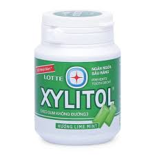 Kẹo gum XYLITOL không đường ngăn ngừa sâu răng hương chanh bạc hà hủ
