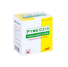 Pyme CZ10 trị viêm mũi dị ứng, mày đay (10 vỉ x 10 viên)