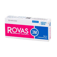 Thuốc Rovas spiramycin 3000000 iu hộp 10 viên nén DHG