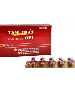 Thuốc Tam Thất OPC điều trị các chứng xuất huyết (2 vỉ x 10 viên)