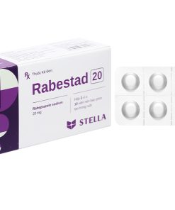 Rabestad 20 trị trào ngược dạ dày, thực quản (3 vỉ x 10 viên)