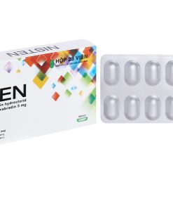 Viên nén Nisten 5mg DaViPharm điều trị bệnh mạch vành, đau thắt ngực (2 vỉ x 14 Viên)
