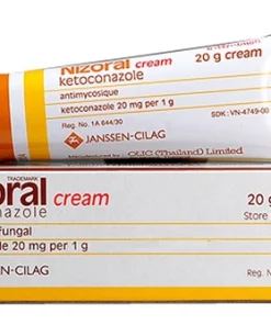 Kem bôi da Nizoral 20mg/g trị nhiễm nấm ngoài da, viêm da tiết bã tuýp 15g