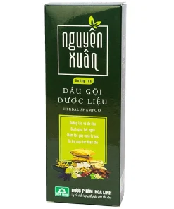 Dầu gội dược liệu Nguyên Xuân Xanh Lá dưỡng tóc và da đầu, sạch gàu, hết ngứa, giảm tóc gãy rụng (450ml)