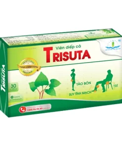 TRISUTA TÂM DƯỢC 3 VỈ X 10 VIÊN - VIÊN UỐNG DIẾP CÁ