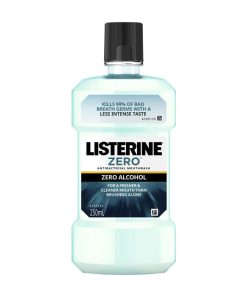 Nước súc miệng không cồn Listerine Zero, Bạc hà 250ML