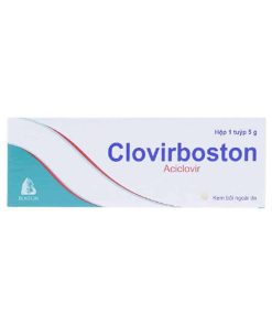 Kem bôi ngoài da Clovirboston điều trị nhiễm Herpes Simplex môi và mặt khởi phát và tái phát (5g)