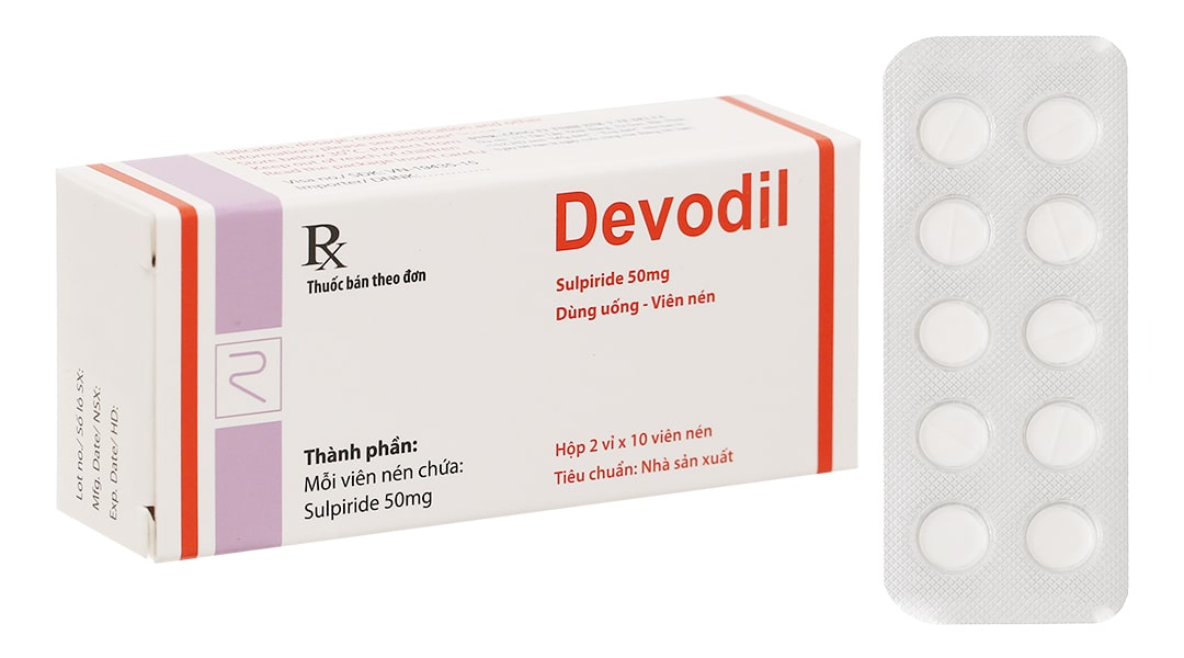 Thuốc Devodil 50mg Hộp 2 vỉ* 10 viên