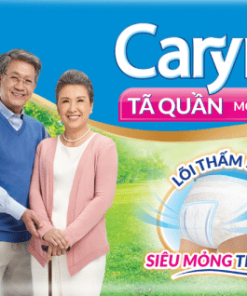 Tã quần năng hoạt Caryn loại mỏng nhẹ size XL – 16 miếng
